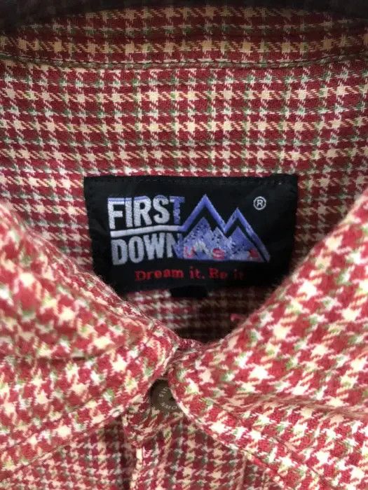 Flannel × Vintage Vintage First Down Flannel Shirt 👕 Size US L / EU 52-54 / 3 - 3 Thumbnail