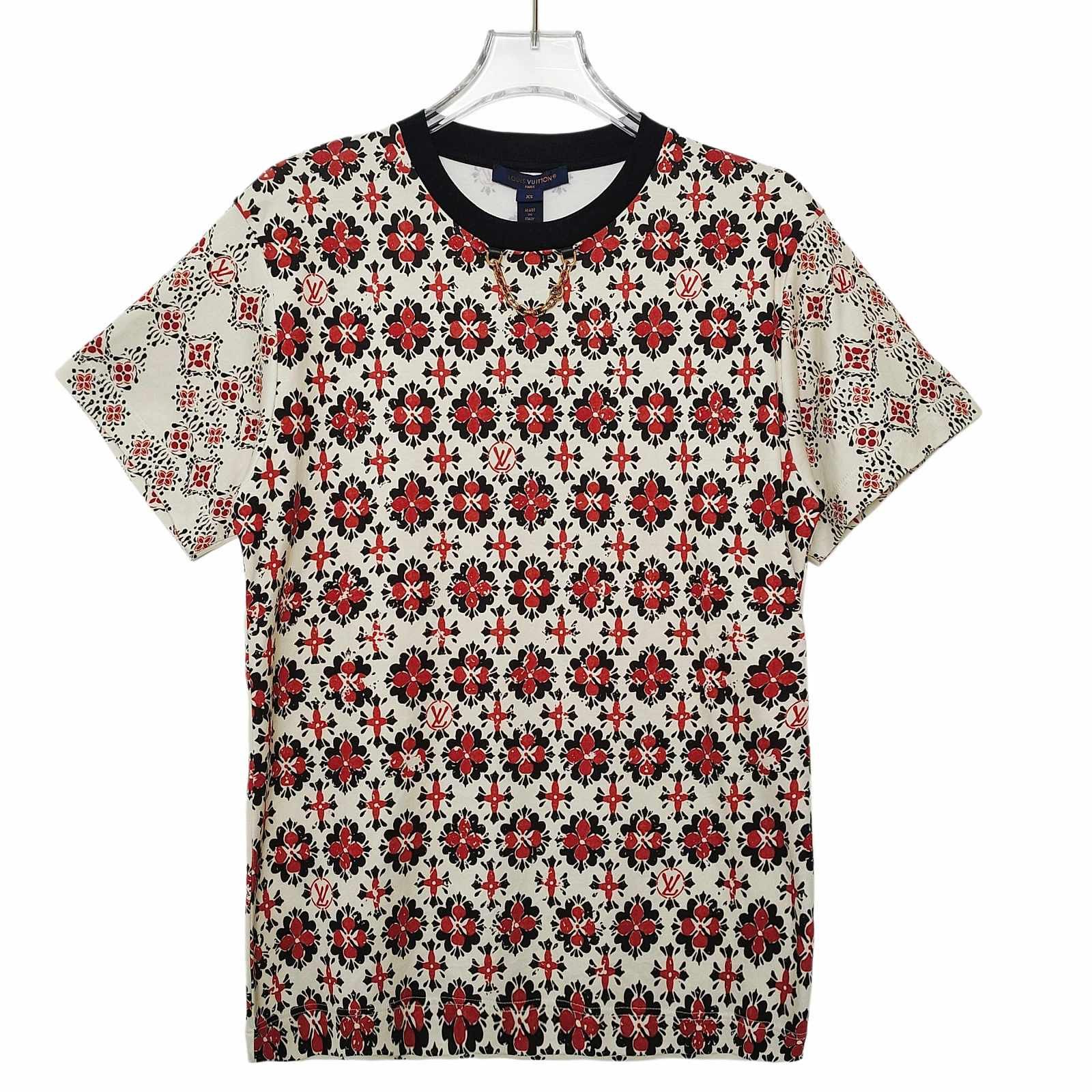Louis Vuitton Louis Vuitton Floral Print T-Shirt XS Size XS / US 0-2 / IT 36-38 - 1 Thumbnail
