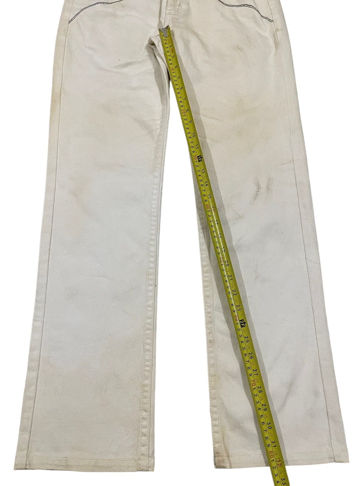 14th Addiction Vintage Japanese Brand Seditionaries Skull Cross Jeans Size US 33 - 13 Thumbnail