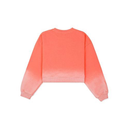 Sporty & Rich o1mle0525 Serif Logo Embroidered Cropped Sweatshirt Size M / US 6-8 / IT 42-44 - 2 Thumbnail