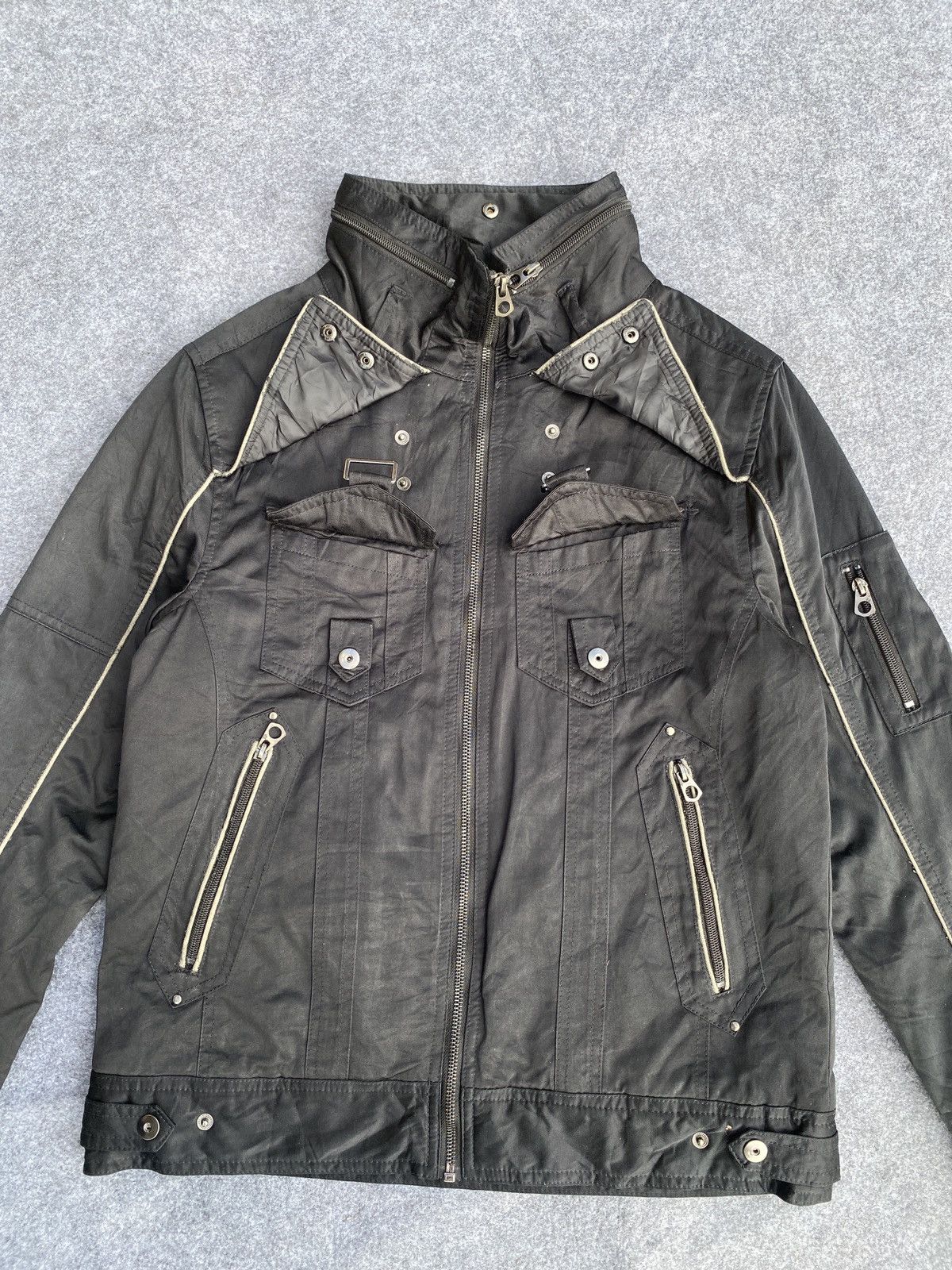 Vintage create barefoot motorcycle vintage jacket Size US M / EU 48-50 / 2 - 5 Thumbnail