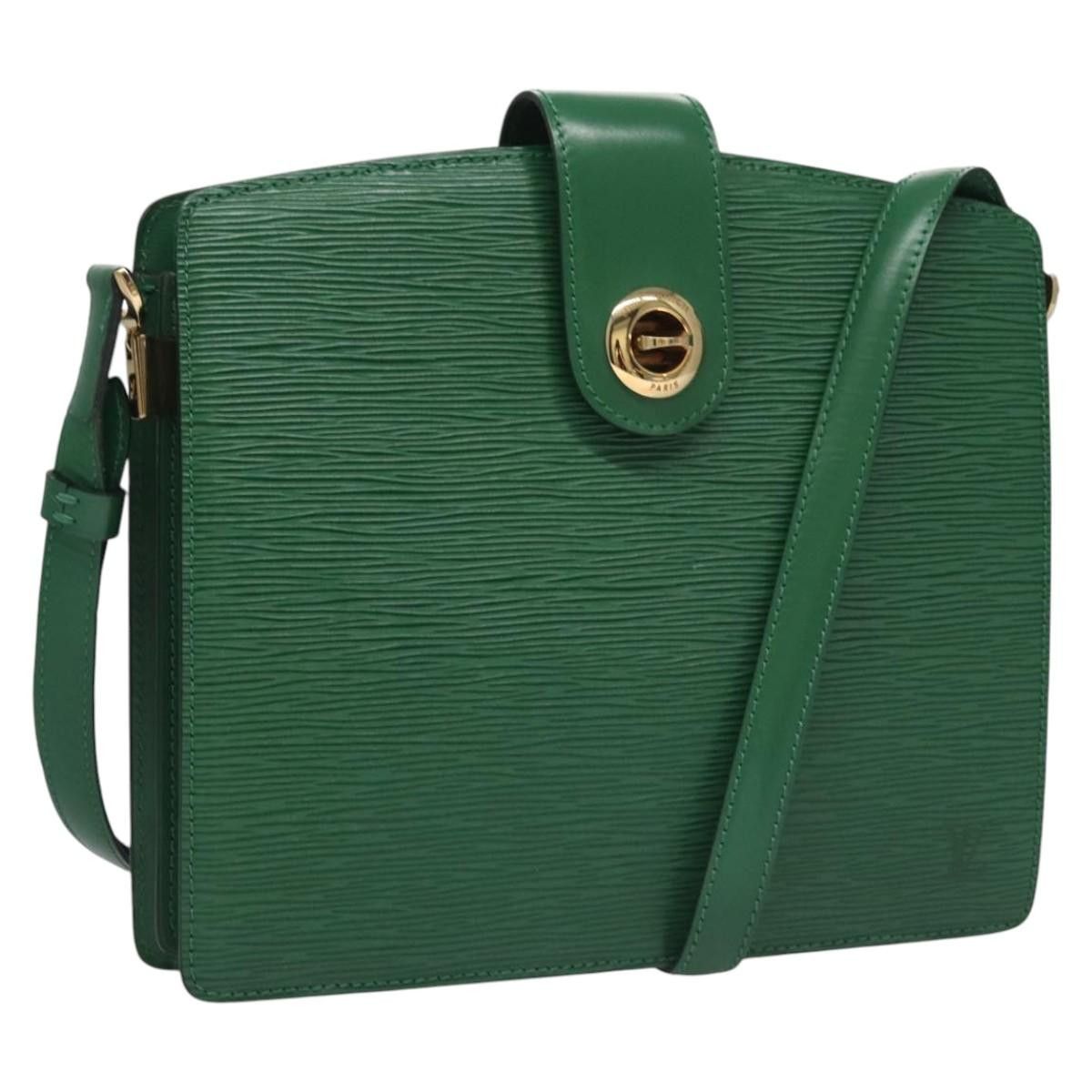 Louis Vuitton LOUIS VUITTON Epi Capuchin Shoulder Bag Green M52344 Size ONE SIZE - 1 Thumbnail