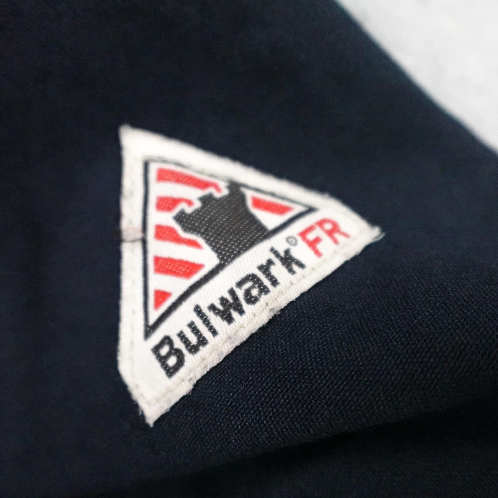 Vintage Bulwark Jacket Mens 2XL Blue Bomber Jacket Full Zip Pockets Workwear Casual Outdoor FR Protective Mid-Length Utility Coat Size US XXL / EU 58 / 5 - 5 Thumbnail