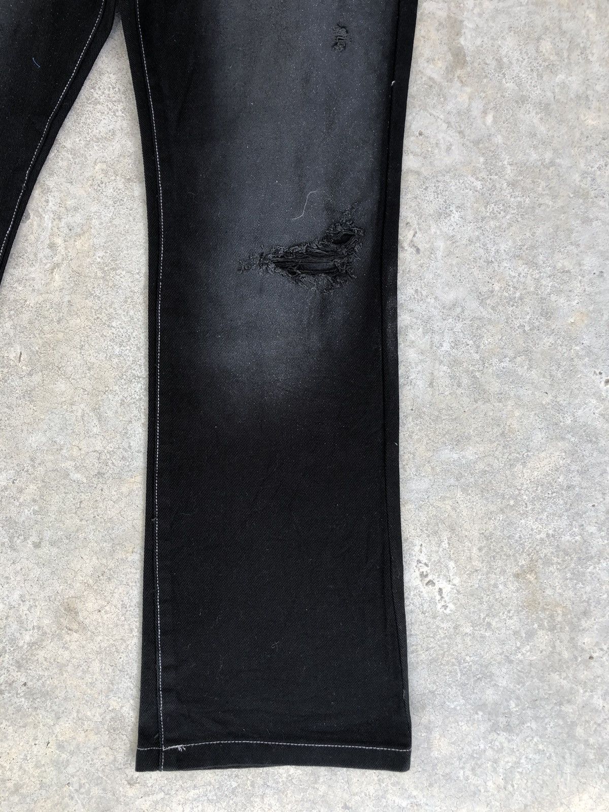 If Six Was Nine Japanese Evolution Flared Jeans Distressed Jeans Size US 32 / EU 48 - 7 Thumbnail