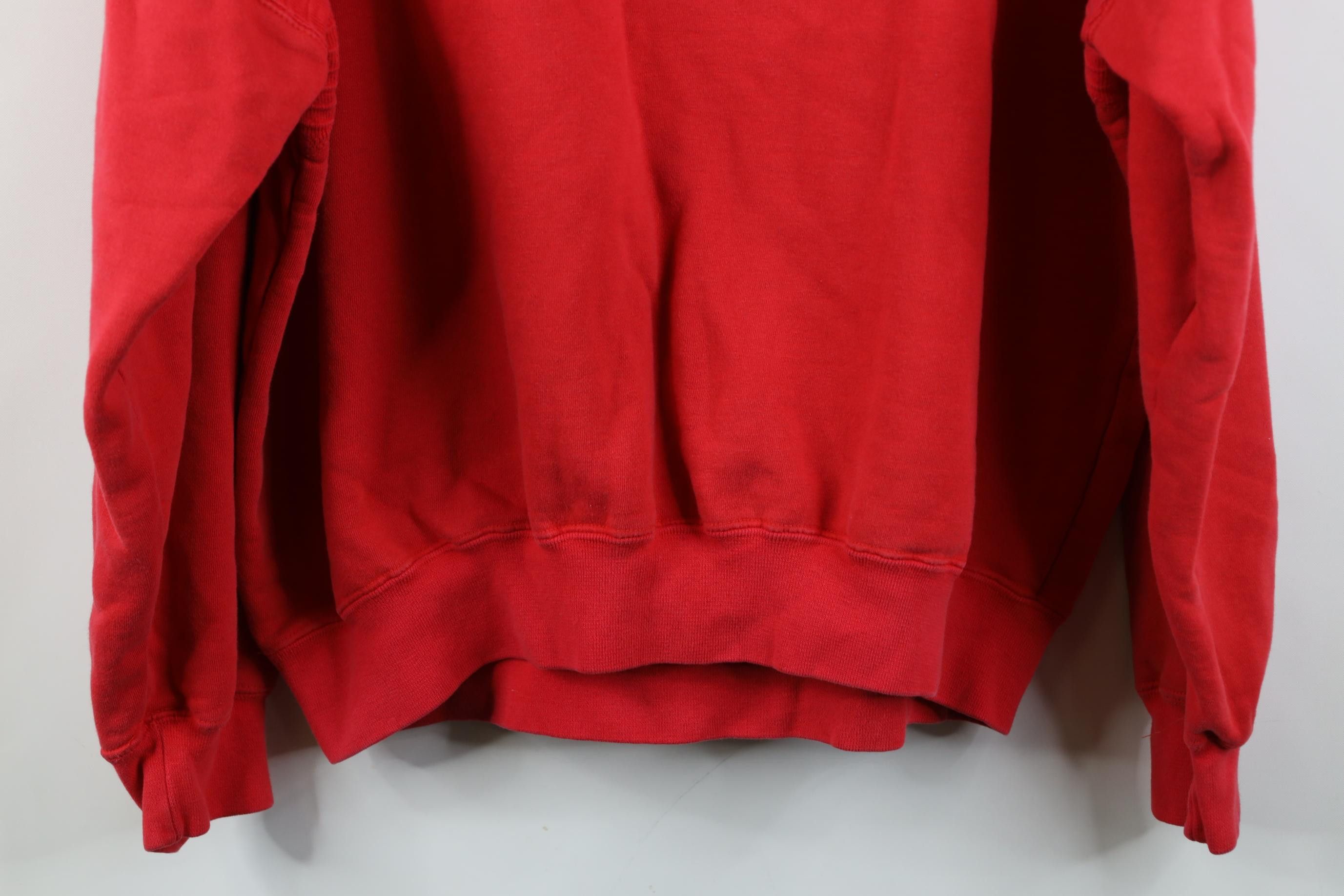 Starter Vintage 90s Starter Faded Boxy Fit Crewneck Sweatshirt Red Size US L / EU 52-54 / 3 - 14 Thumbnail