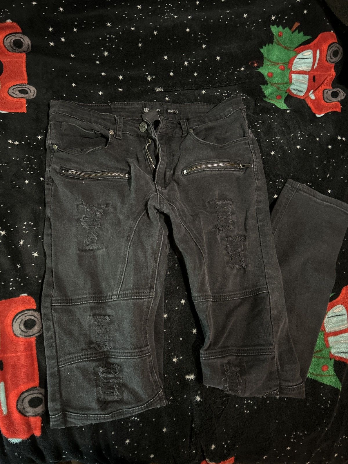 Waimea Black skinny fit jeans Size US 32 / EU 48 - 2 Thumbnail