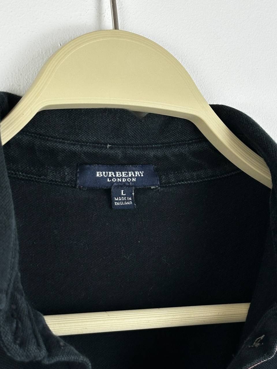 Burberry × Vintage Burberry Long Sleeve Rugby Polo Shirt Size L / US 10 / IT 46 - 4 Thumbnail