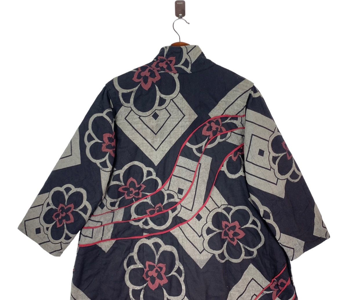 Designer × Japanese Brand VINTAGE ORIENTAL FASHION COCONUT BUTTON LONG JACKET Size US M / EU 48-50 / 2 - 7 Thumbnail