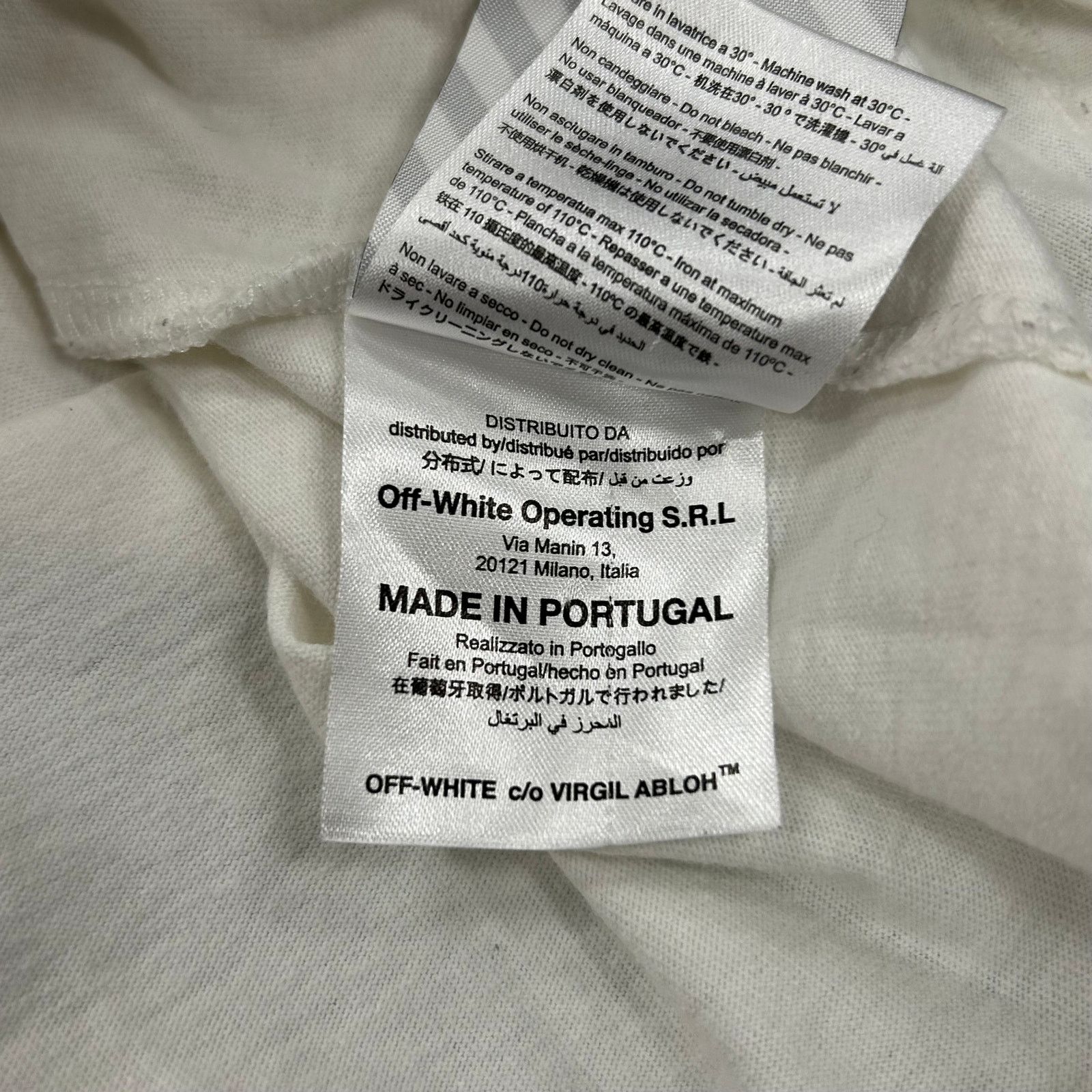 Off-White Off-White Caravaggio Printing Tee Shirt White XL Oversized Size US XL / EU 56 / 4 - 7 Thumbnail