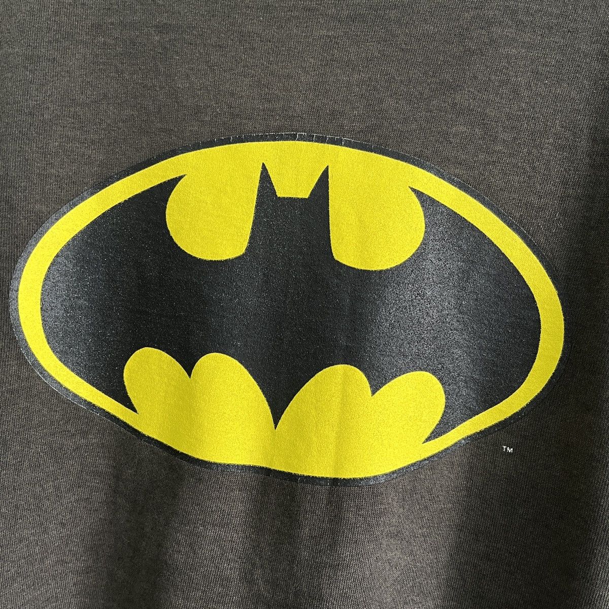DC Comics × Vintage Faded Black Vintage Batman Single Stitch TShirt 1997 Size US L / EU 52-54 / 3 - 7 Thumbnail