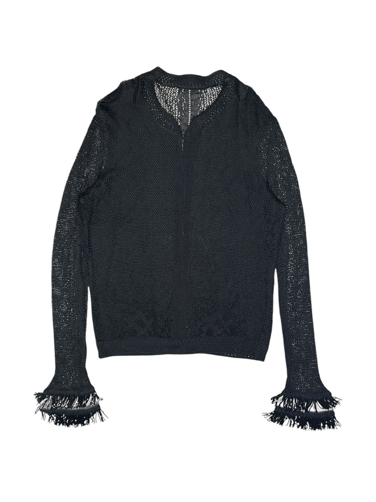 John Galliano S/S 00 Beaded Fringe Cuff Cardigan Size M / US 6-8 / IT 42-44 - 7 Thumbnail