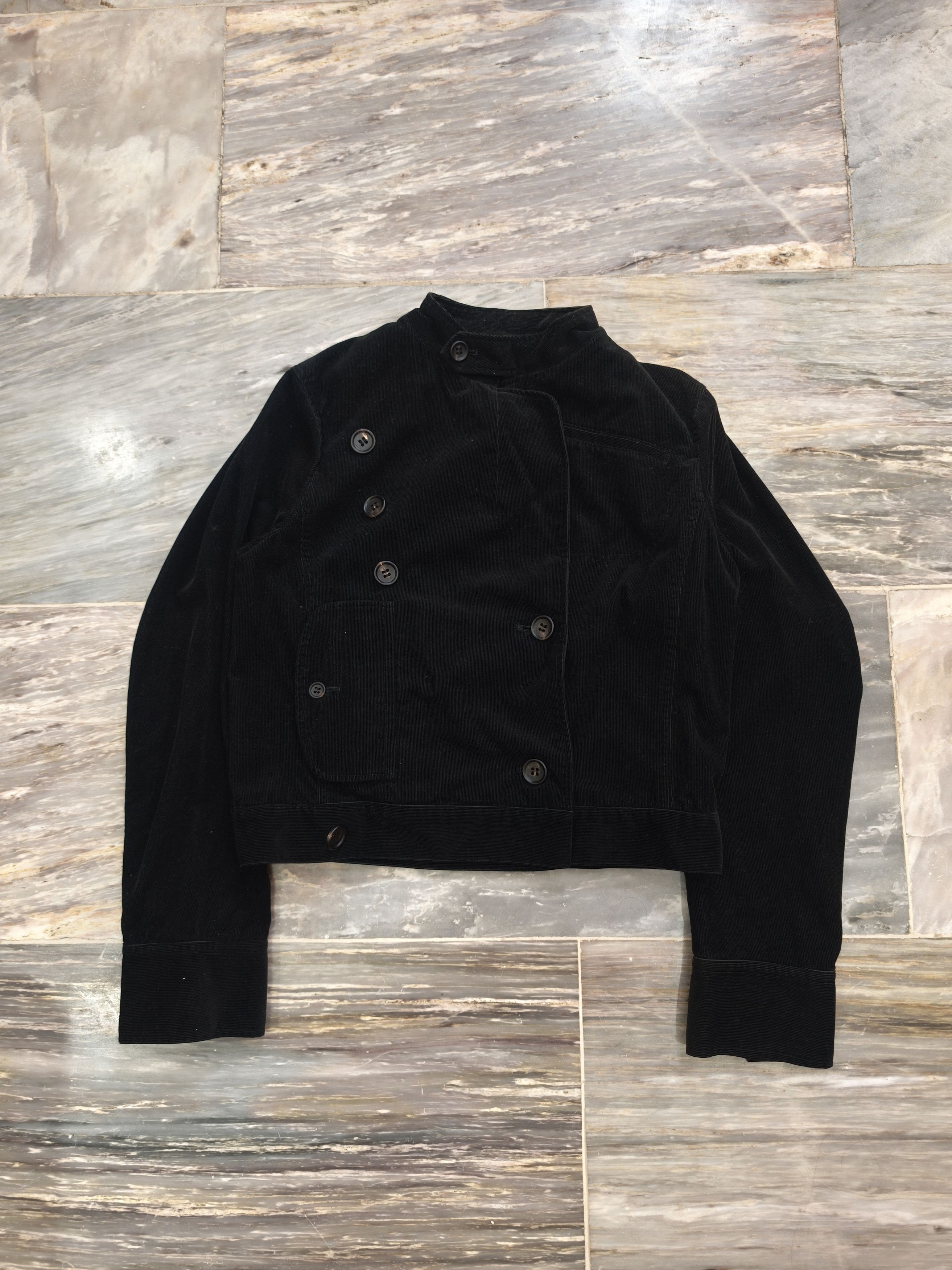 Y's Archive Y's - Yohji Yamamoto Corduroy Biker Jacket Size US M / EU 48-50 / 2 - 2 Thumbnail