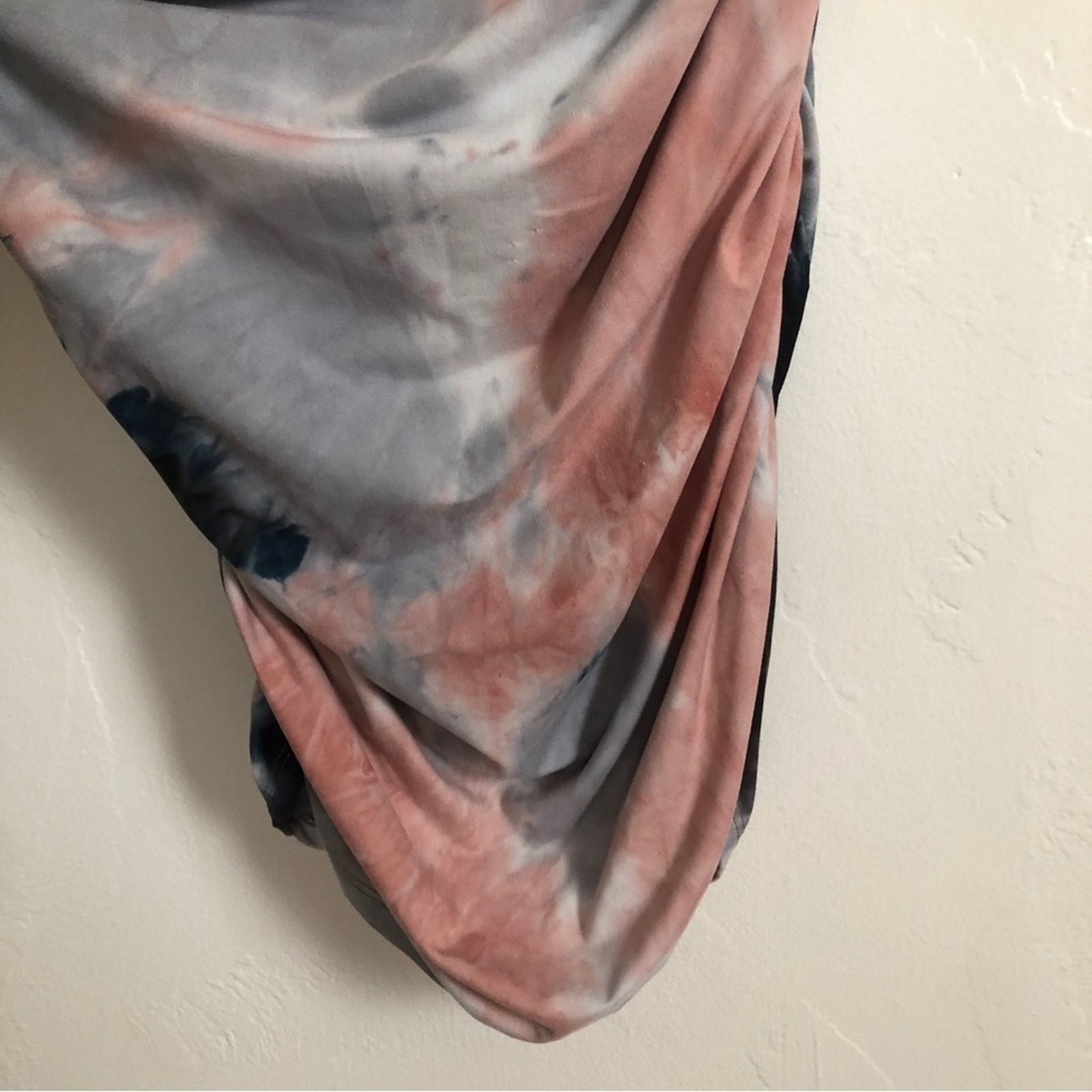 Other Fashion Nova Tie Dye Blue Pink Purple Bodycon Dress Size XL / US 12-14 / IT 48-50 - 5 Thumbnail