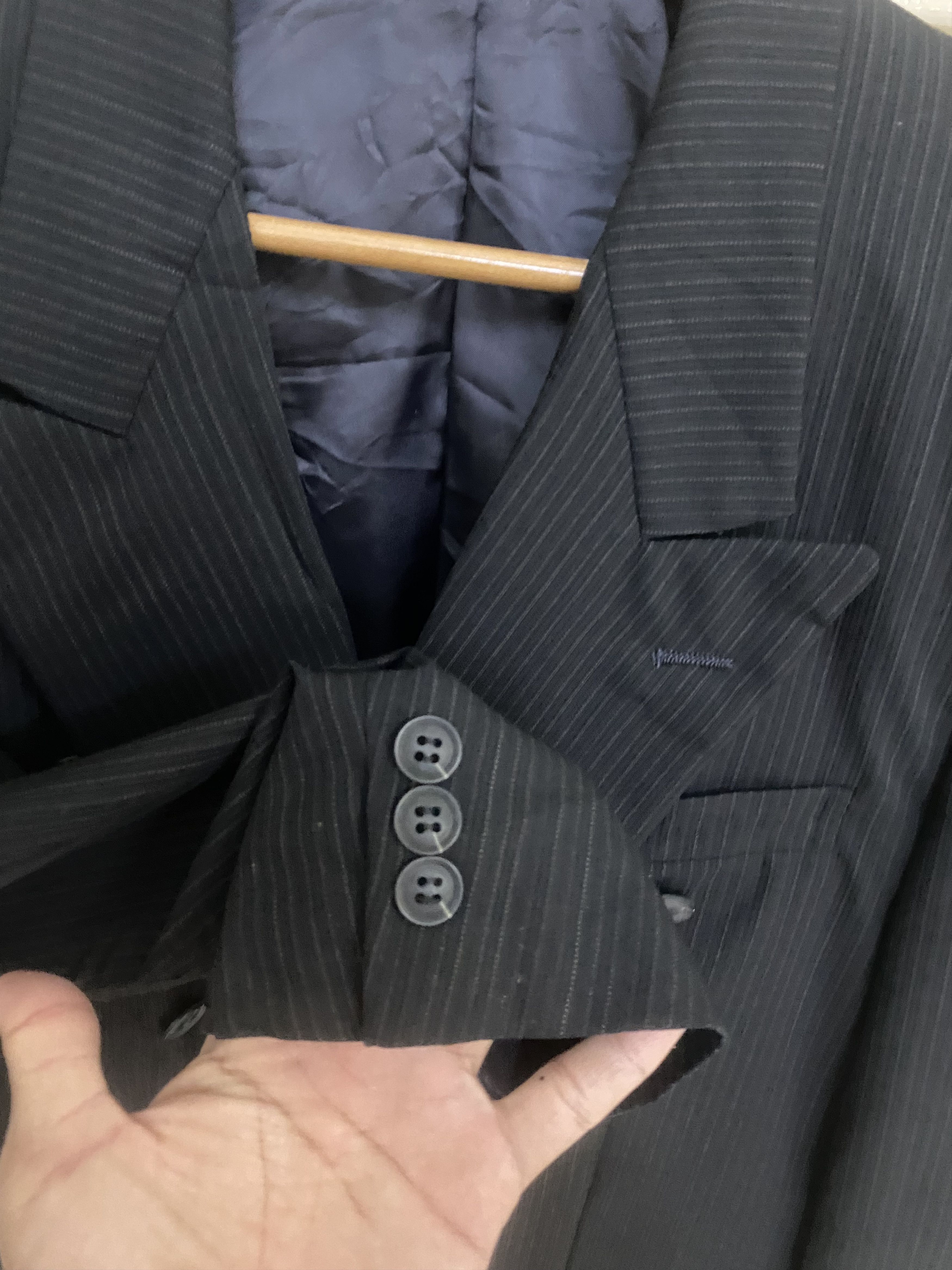 Balenciaga Balenciaga Striped Blazer Size 44R - 4 Thumbnail