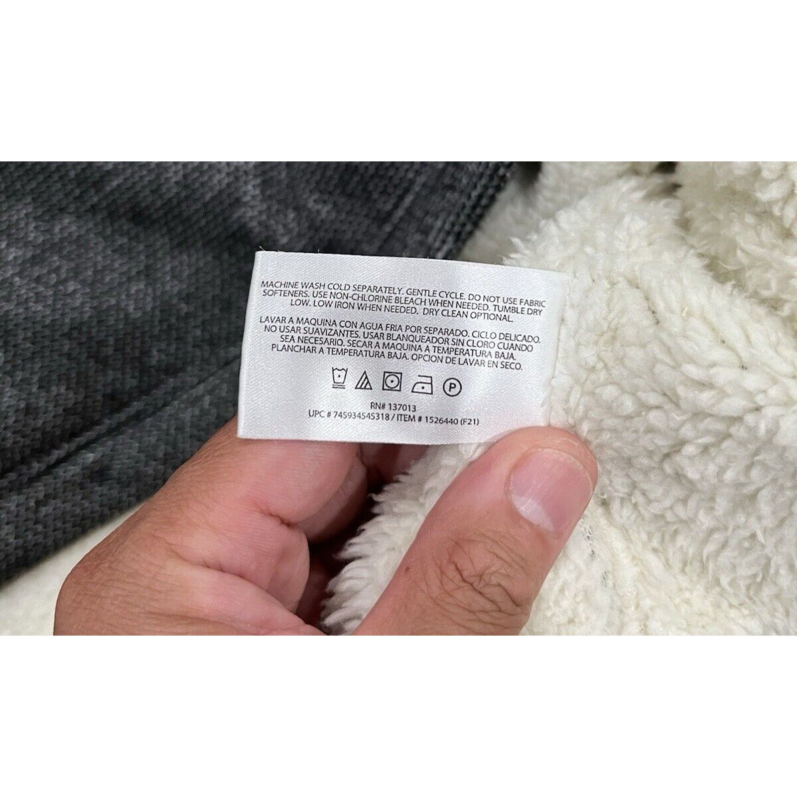Orvis Orvis Men's Size 2XL Pullover Sweater Sherpa Lined Gray Size US XXL / EU 58 / 5 - 7 Thumbnail