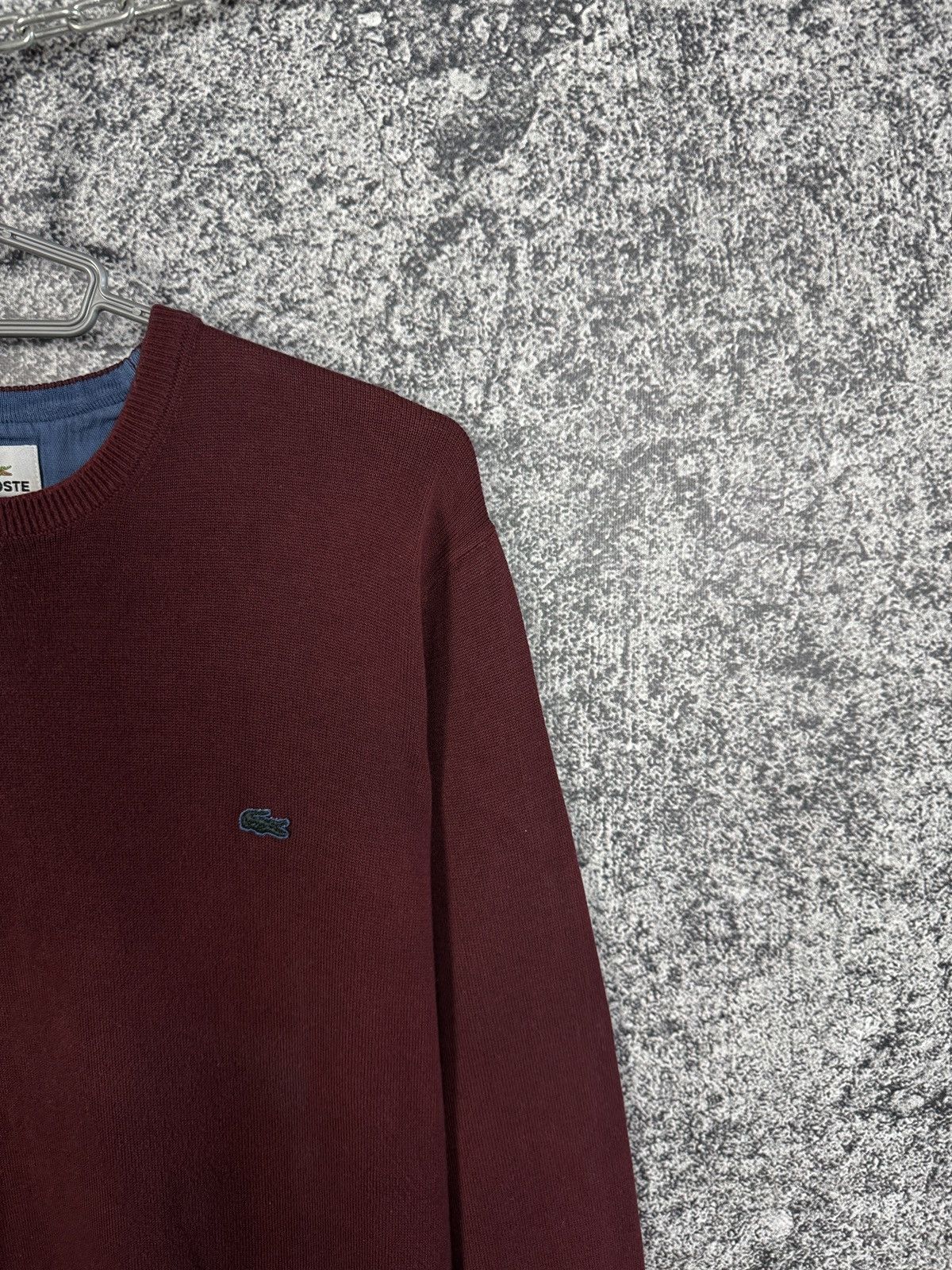 Lacoste Men’s Lacoste Crewneck Sweater Pullover Cotton Size 6 (XL) Size US XL / EU 56 / 4 - 2 Thumbnail