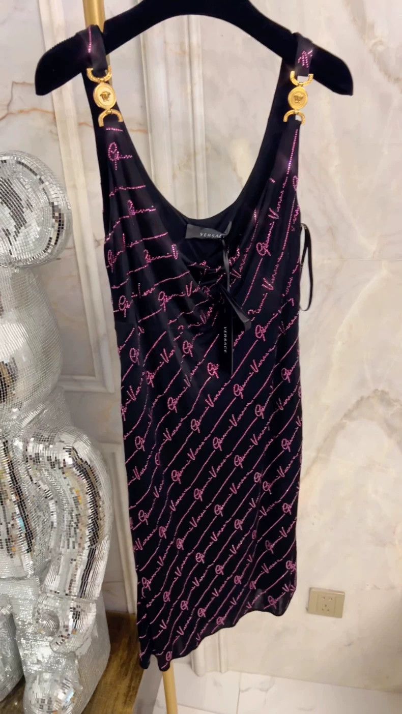 Versace Versace Full of diamond dress Size M / US 6-8 / IT 42-44 - 1 Thumbnail