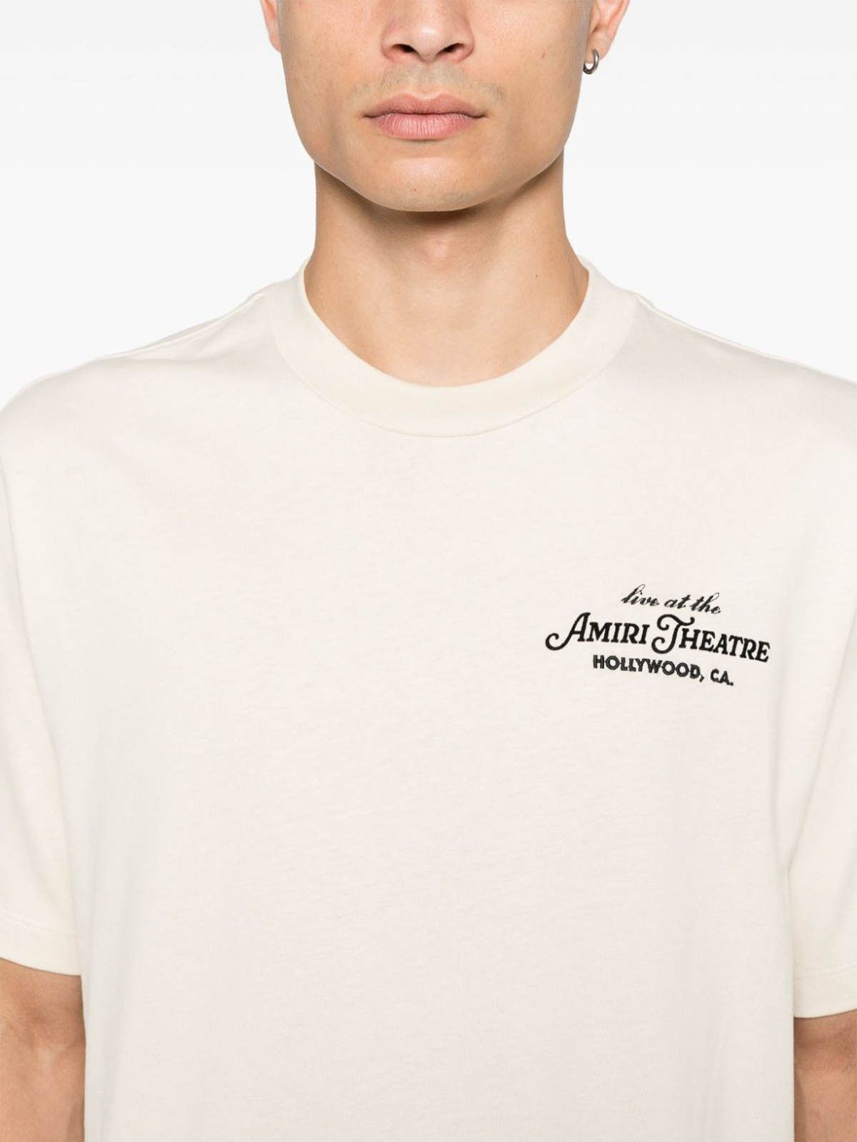 Amiri o1orln1025 Theatre T-Shirt in Ivory Size US XL / EU 56 / 4 - 4 Thumbnail
