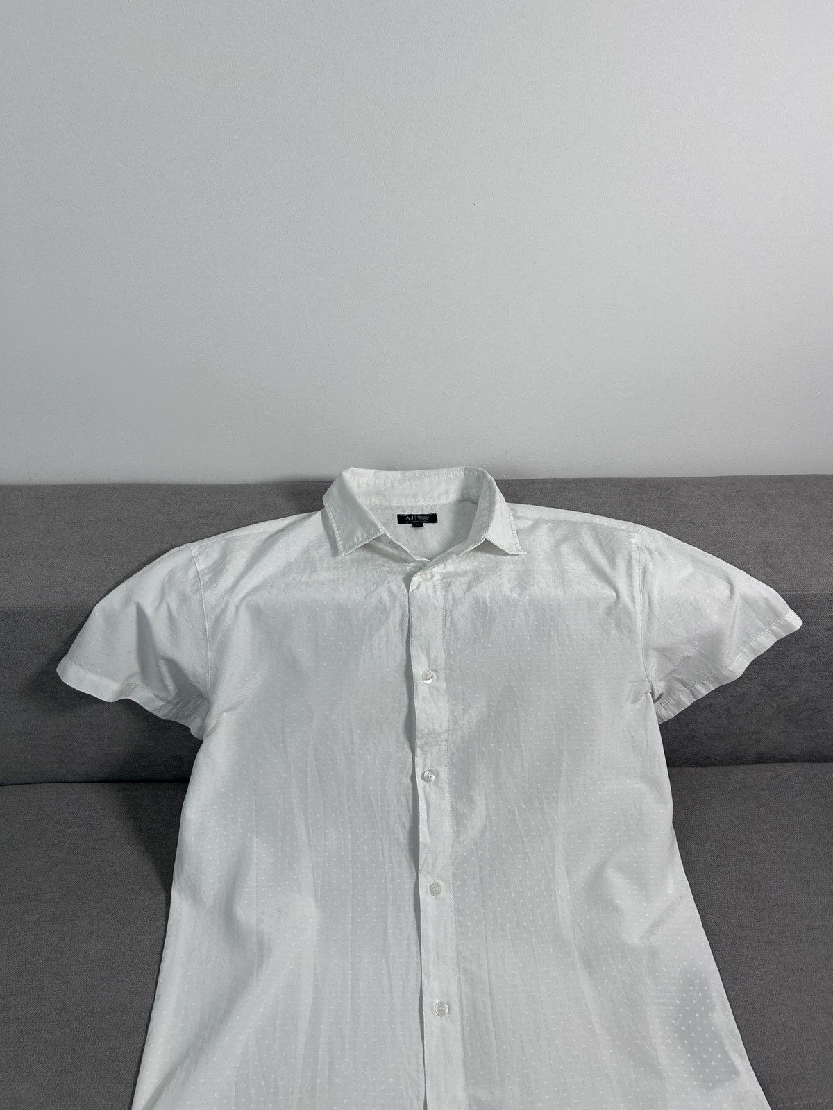 Emporio Armani Emporio Armani Slim Shirt Button Up Size US M / EU 48-50 / 2 - 3 Thumbnail