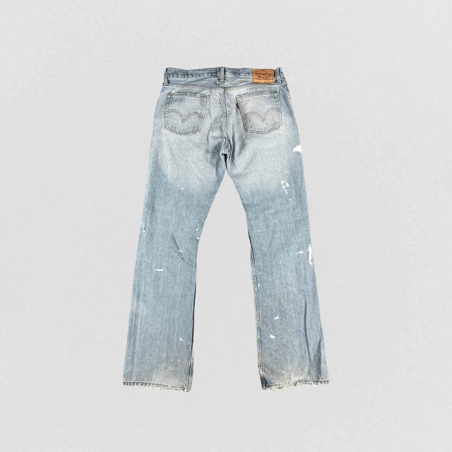 Levi's × Vintage Vintage Ripped Levis 527 Flare Jeans-JM3178 Size US 35 - 2 Thumbnail