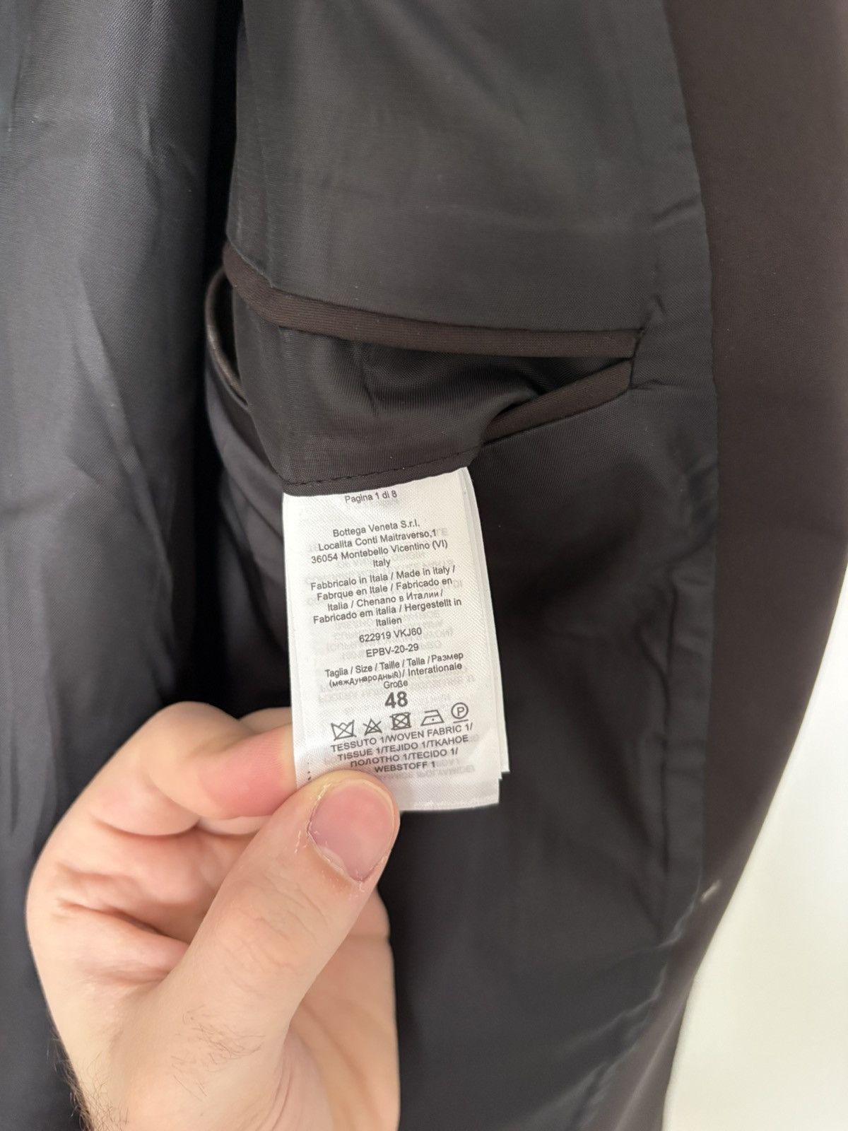 Bottega Veneta Bottega Veneta Size 48R - 3 Thumbnail