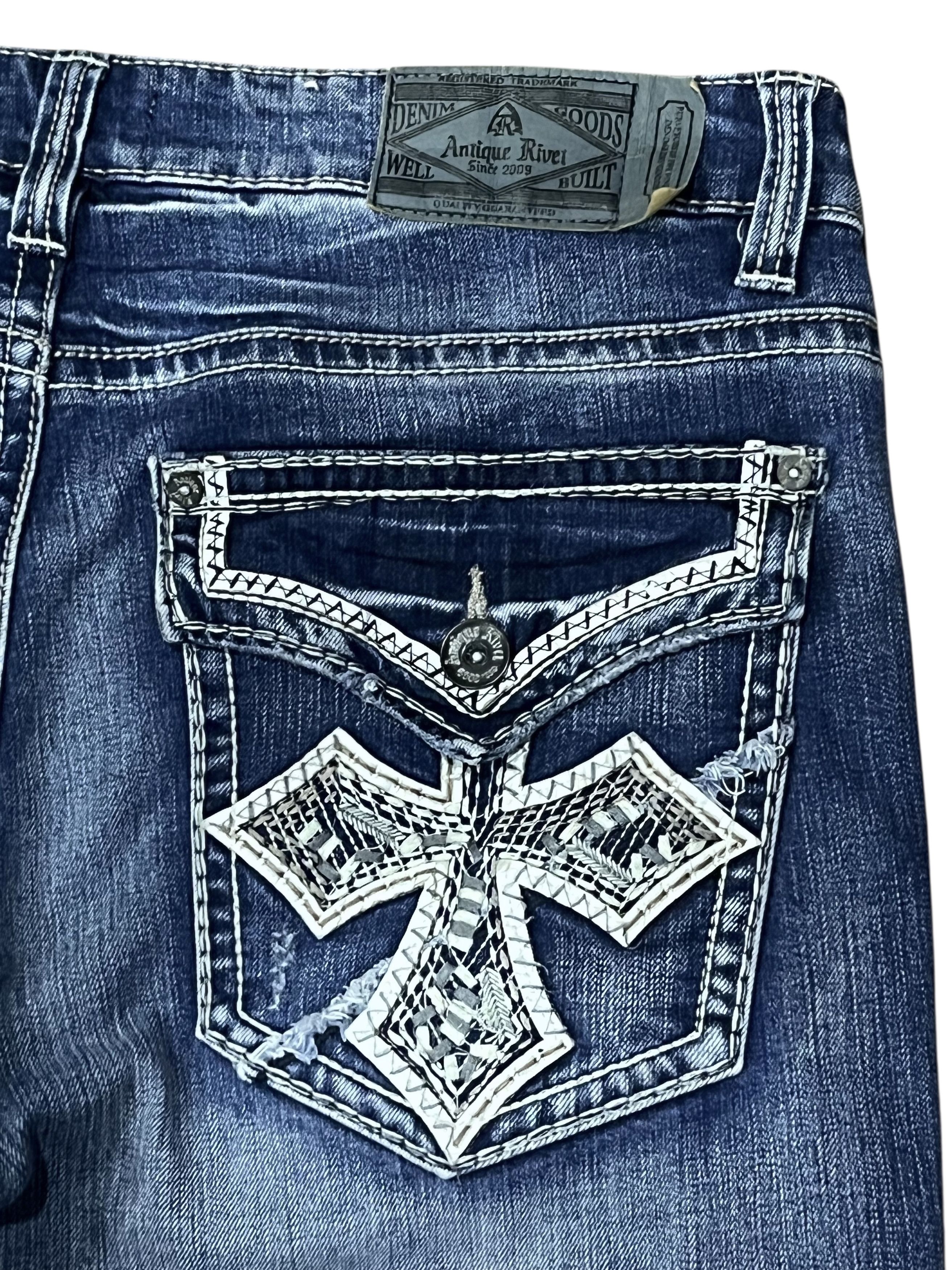 Grailed Antique Rivet C.Heart Style Flare Jeans W34 Y2K Vibe Jeans Size US 34 / EU 50 - 1 Thumbnail