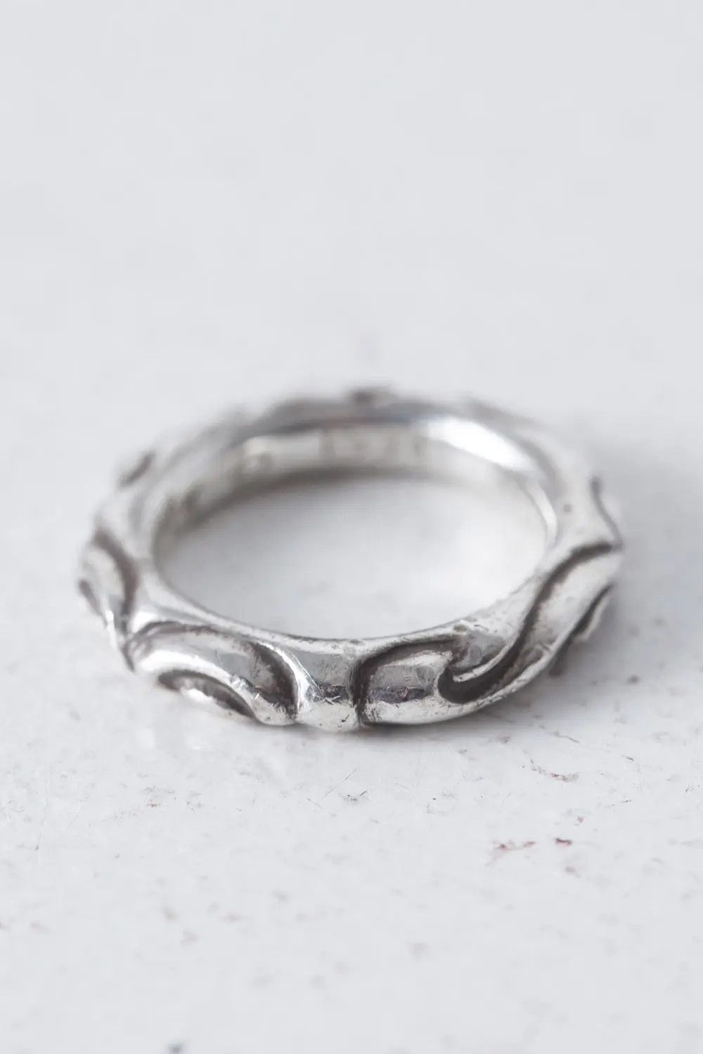 Chrome Hearts Chrome Hearts scroll band ring US 8.5 Size ONE SIZE - 5 Thumbnail