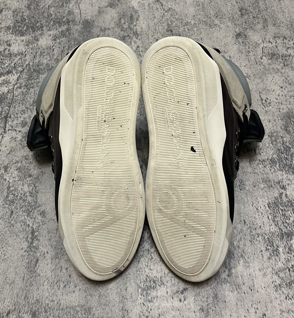 Dolce & Gabbana Dolce Gabbana High Top Sneakers Khaki Size US 8 / IT 38 - 6 Thumbnail