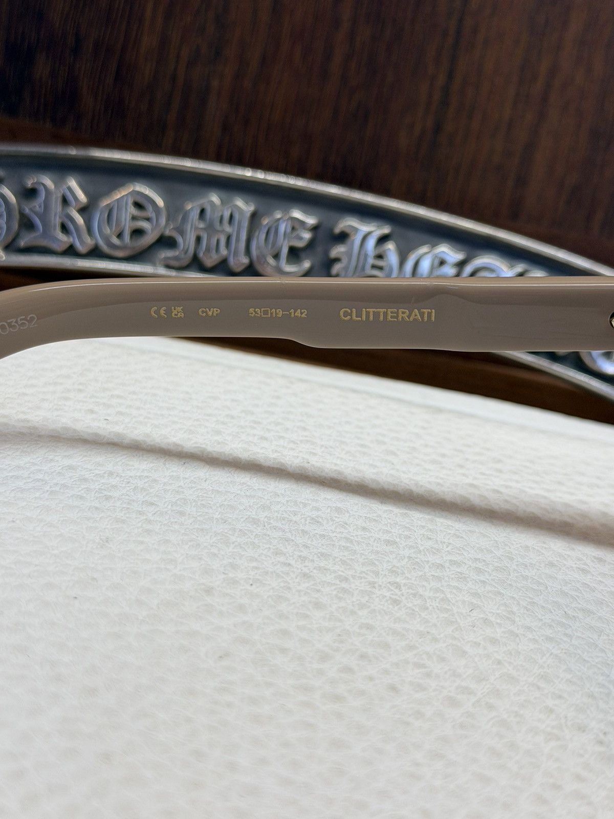 Chrome Hearts Chrome Hearts Clitterati Sunglasses Size ONE SIZE - 11 Thumbnail