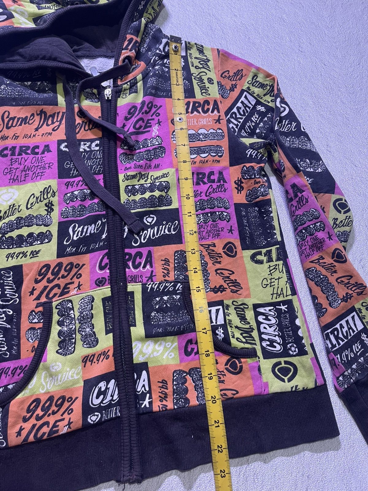 Hysteric Glamour Y2K CIRCA hoodies full ziper full print style Size US M / EU 48-50 / 2 - 9 Thumbnail