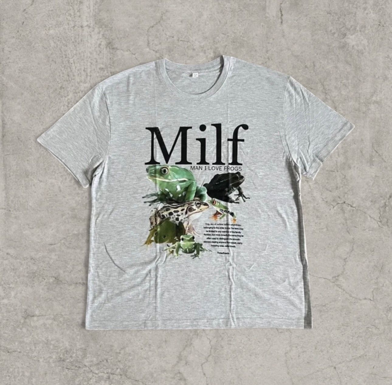 Japanese Brand Vintage style tshirt in grey, Milf novelty funny. Size L Size US M / EU 48-50 / 2 - 1 Thumbnail