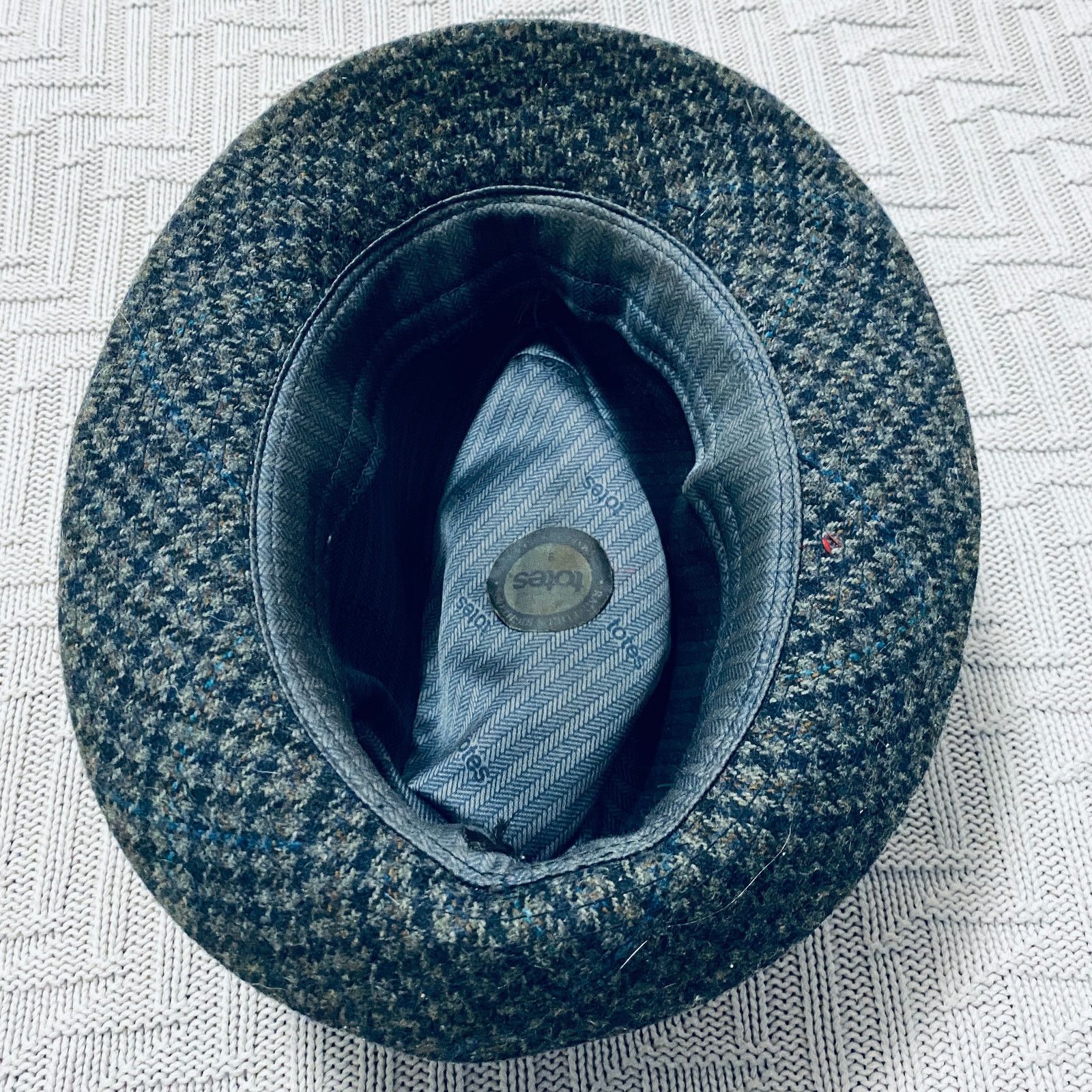 Vintage Vintage Totes brown tweed fedora Size ONE SIZE - 4 Thumbnail