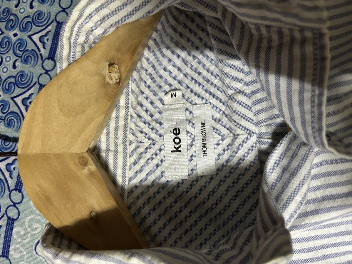 Thom Browne Koe x Thom Browne Striped Longsleeve Button Up Shirt Size US M / EU 48-50 / 2 - 8 Thumbnail