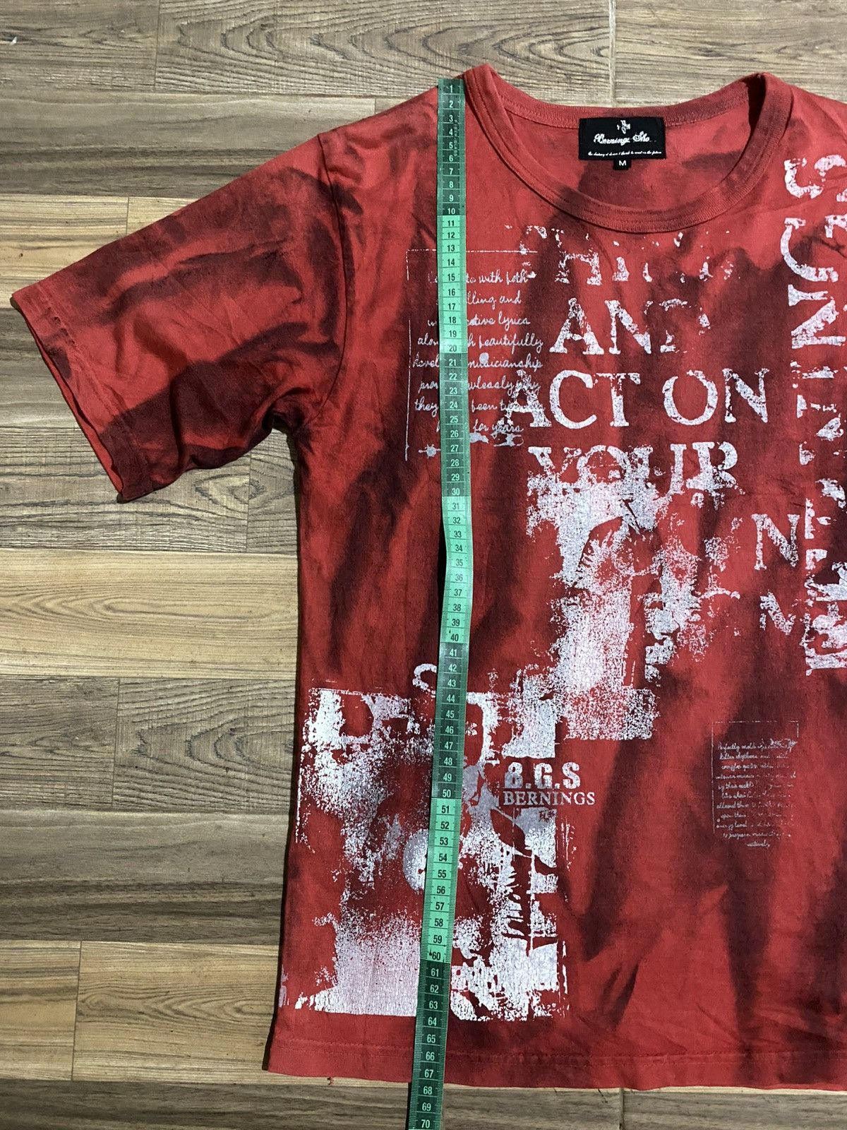 If Six Was Nine × Japanese Brand × Le Grande Bleu (L.G.B.) Japanese Bernings Sho Poem Tees Lgb Styled Size US M / EU 48-50 / 2 - 13 Thumbnail
