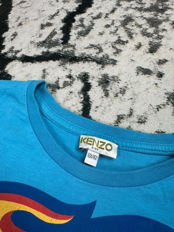 Kenzo Kenzo blue colorful logo T-shirt XS Size XS / US 0-2 / IT 36-38 - 4 Thumbnail