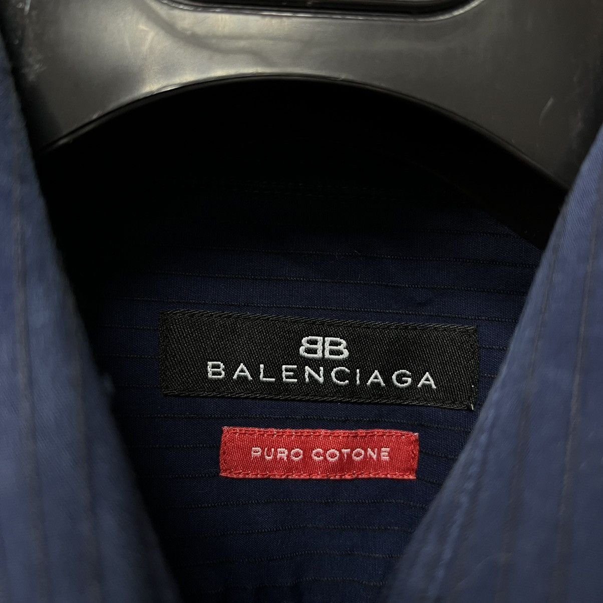 Balenciaga Vintage 90s Balenciaga Long Sleeve Button Up Shirt Size US L / EU 52-54 / 3 - 9 Thumbnail