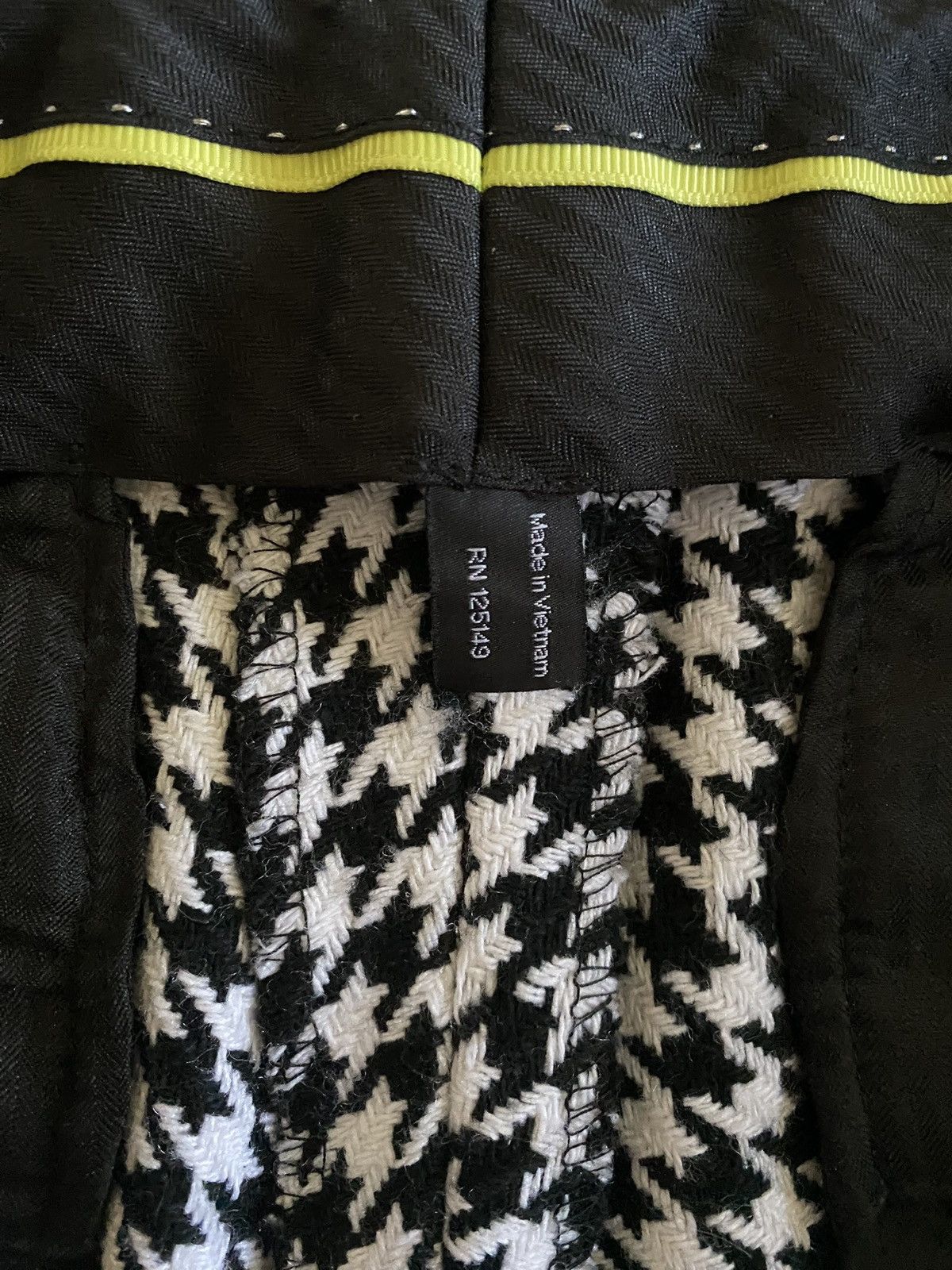Topman Topman Houndstooth Chino Pants Size US 34 / EU 50 - 6 Thumbnail