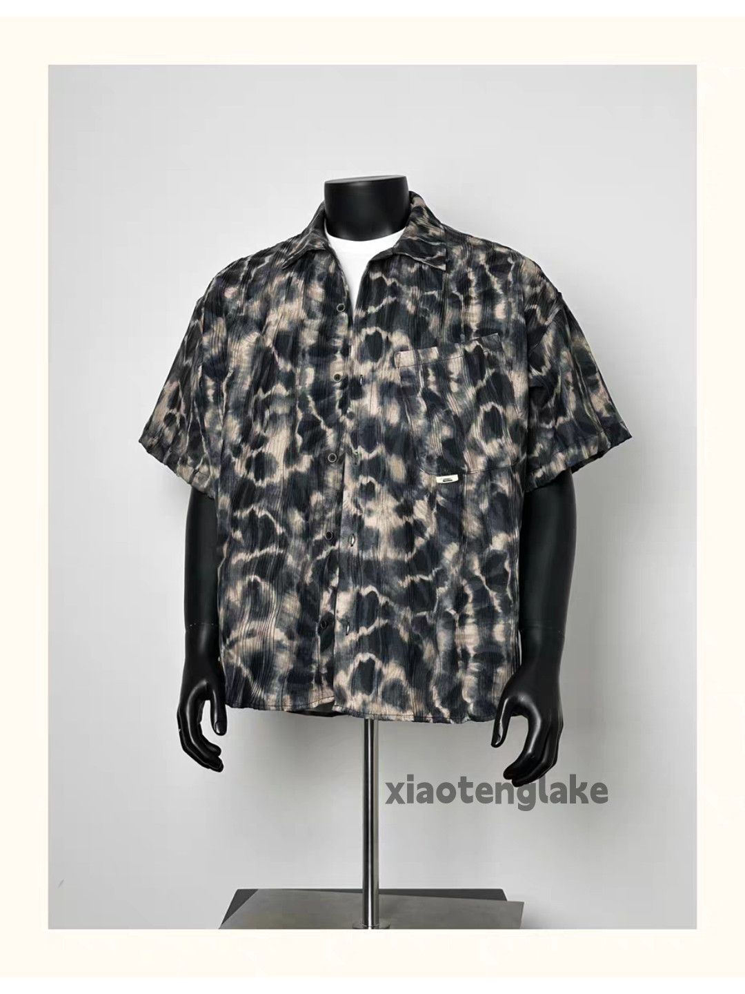 Vintage Unisex washed loose punk hiphop aloha Hawaiian shirt Size US L / EU 52-54 / 3 - 3 Thumbnail