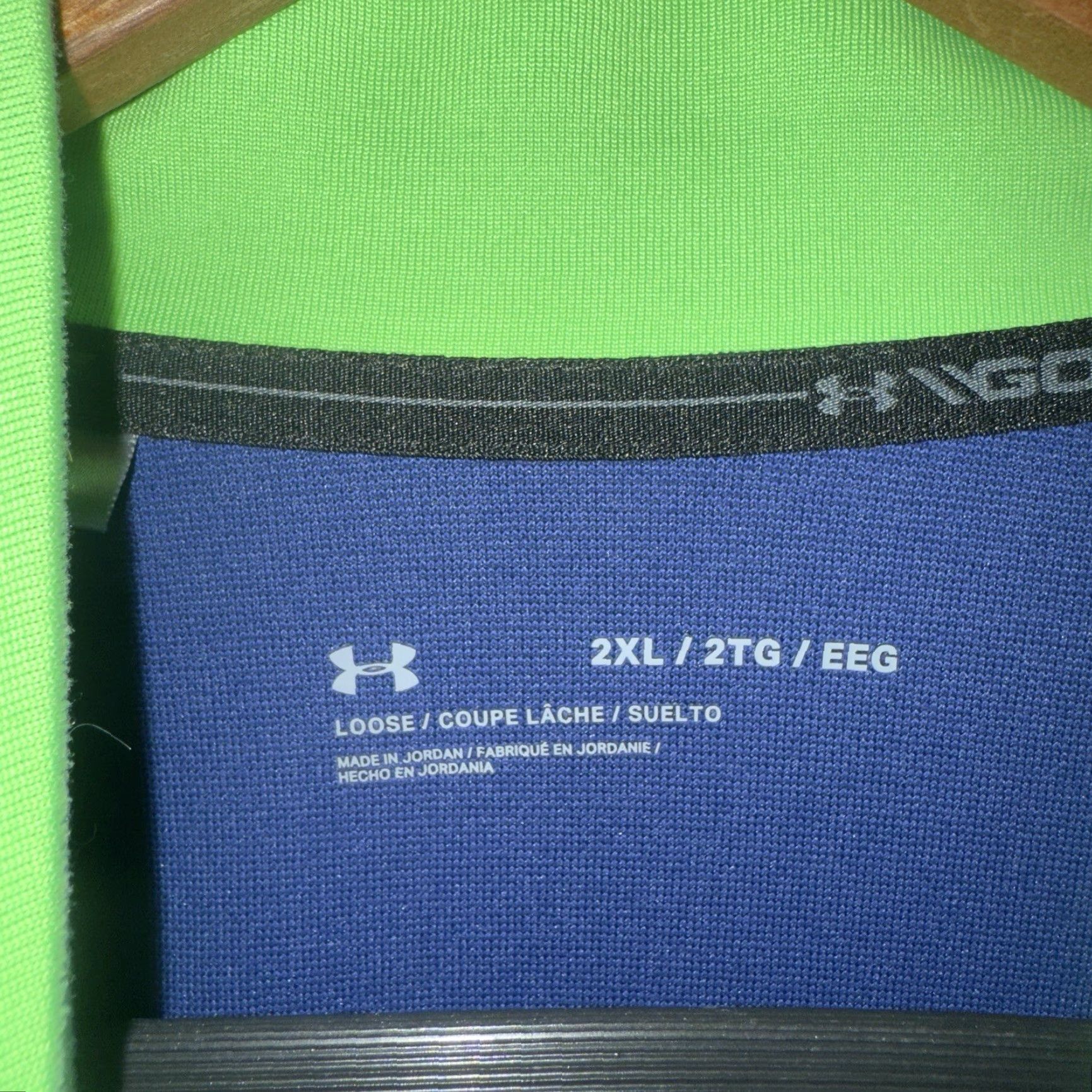 Under Armour Under Armour Pullover Mens 2XL Blue Half-Zip Athletic Loose Size US XXL / EU 58 / 5 - 4 Thumbnail