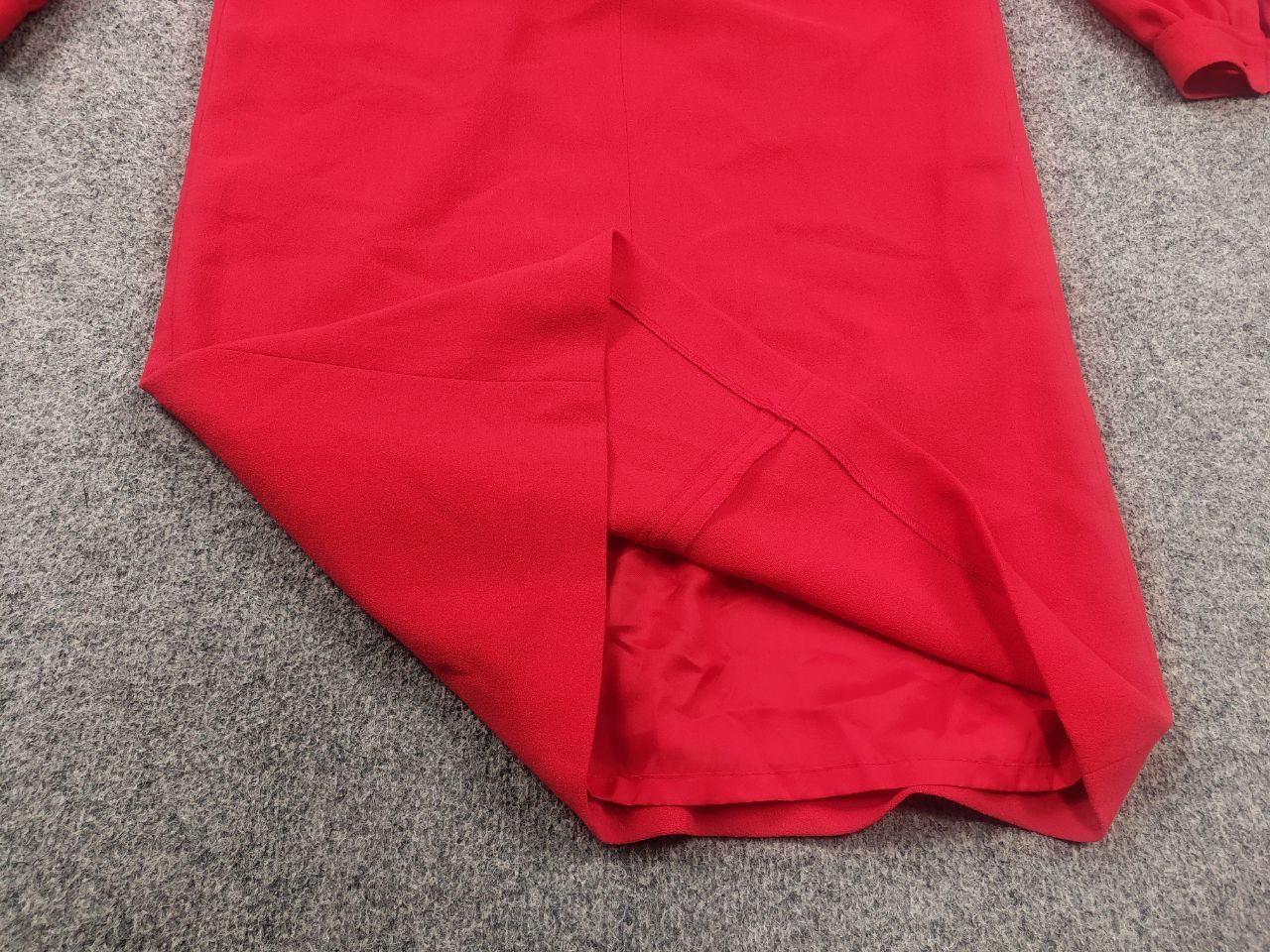 Valentino Vintage 80's Valentino miss V Red shirt dress long sleeves Size M / US 6-8 / IT 42-44 - 7 Thumbnail