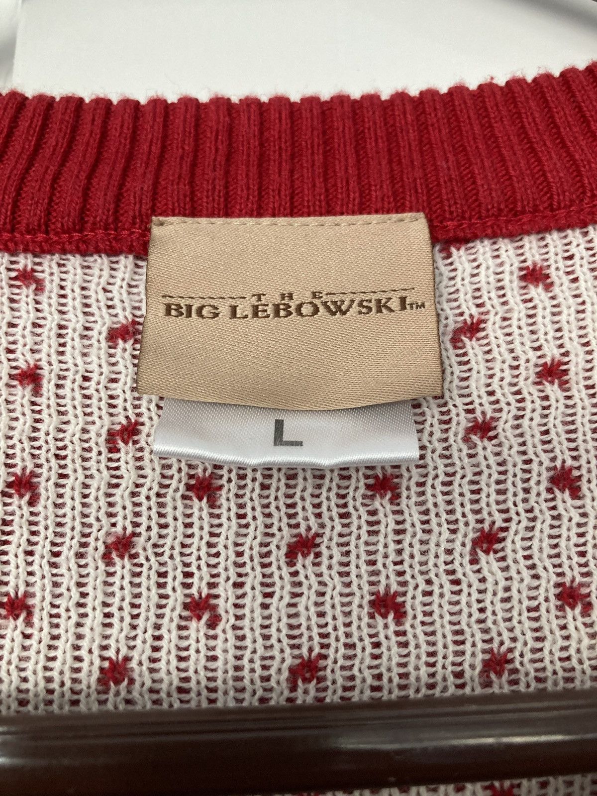 Ripple Junction BIG LEBOWSKI THE DUDE ABIDES UGLY CHRISTMAS SWEATER MOVIE L Size US L / EU 52-54 / 3 - 6 Thumbnail