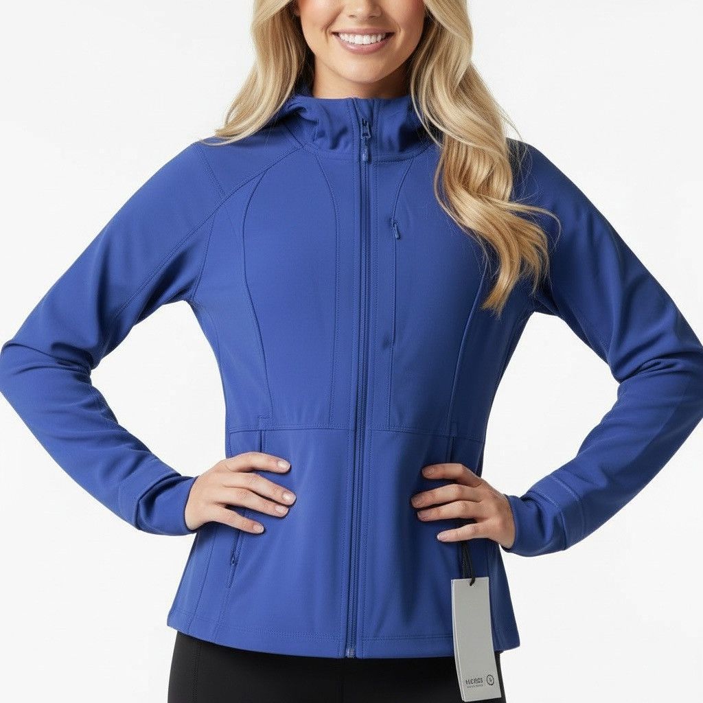 Lululemon NWT Lululemon Cross Chill Jacket NEW BLUE RepelShell Sz.6 Size S / US 4 / IT 40 - 1 Thumbnail