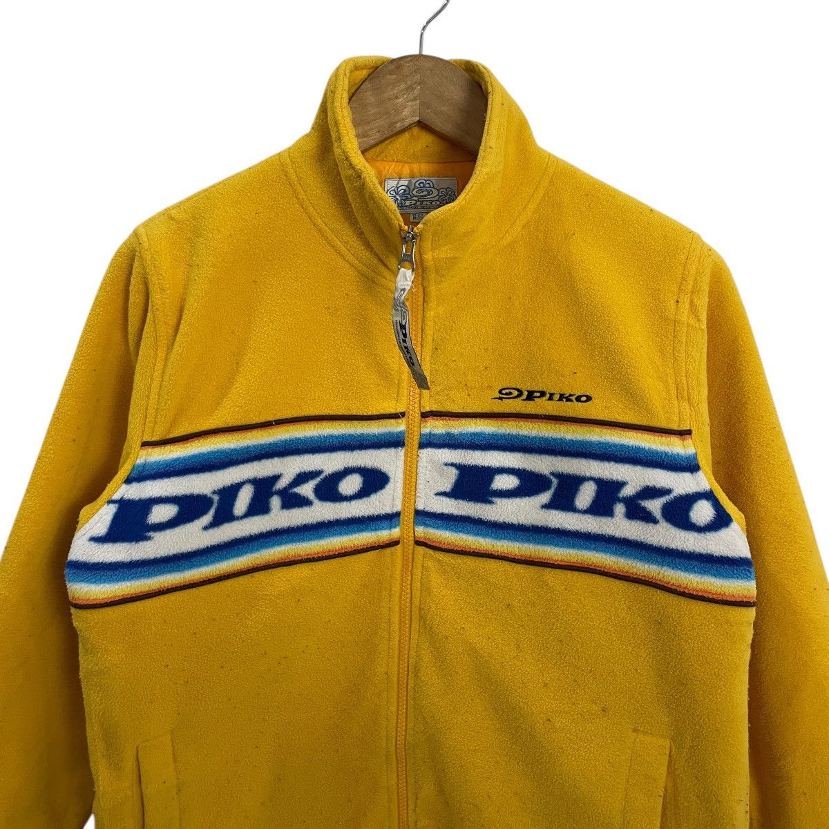 Japanese Brand Vintage Piko Big Logo Sherpa Fleece Jacket Size US S / EU 44-46 / 1 - 2 Thumbnail