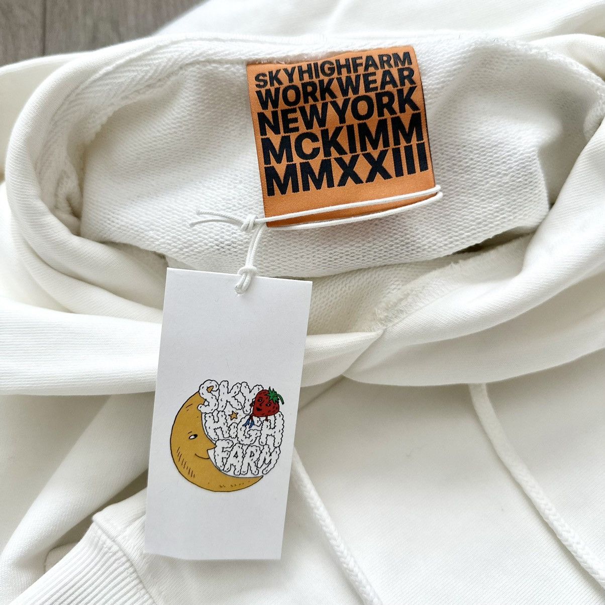 Sky High Farm Workwear Sky High Farm x Alastair Mckimm Workwear Hoodie NWT Size US M / EU 48-50 / 2 - 12 Thumbnail