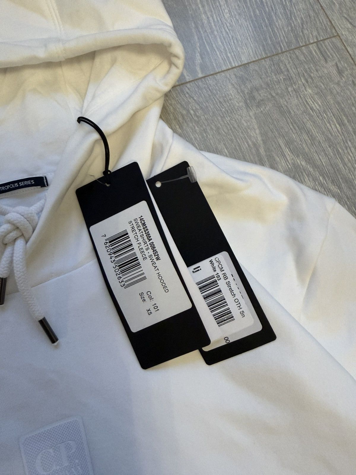 C.P. Company CP Company White Basics Pullover Brand New Size XS Hoodie Size US XS / EU 42 / 0 - 3 Thumbnail