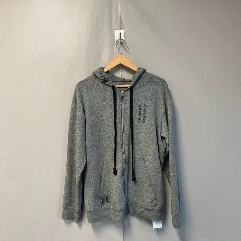 Chrome Hearts Chrome Hearts Gray Hooded Zip Jacket 0089 Size US L / EU 52-54 / 3 - 1 Thumbnail