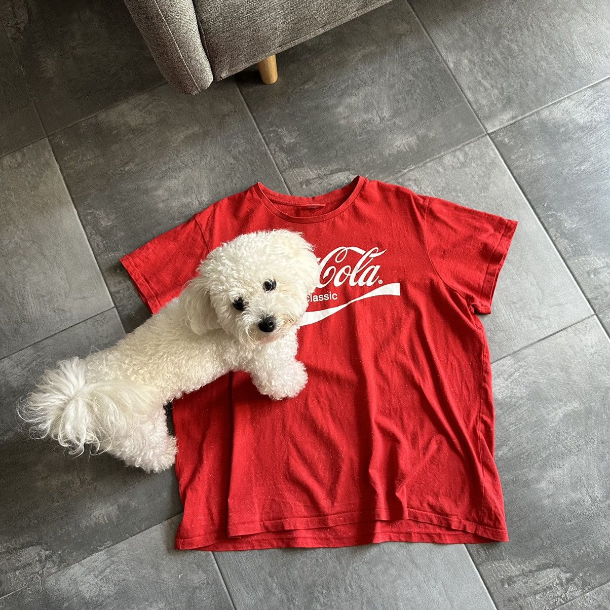 Coca Cola × Vintage Vintage T-shirts Coca-Cola Big Logo Distressed Y2K Style USA Size US XXL / EU 58 / 5 - 8 Thumbnail