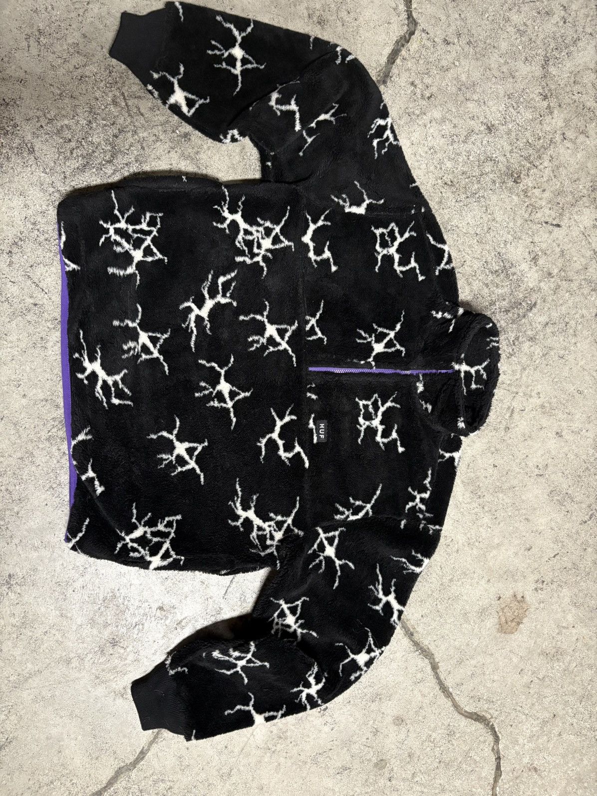Huf HUF limited edition fleece quarter zip Size US M / EU 48-50 / 2 - 1 Thumbnail