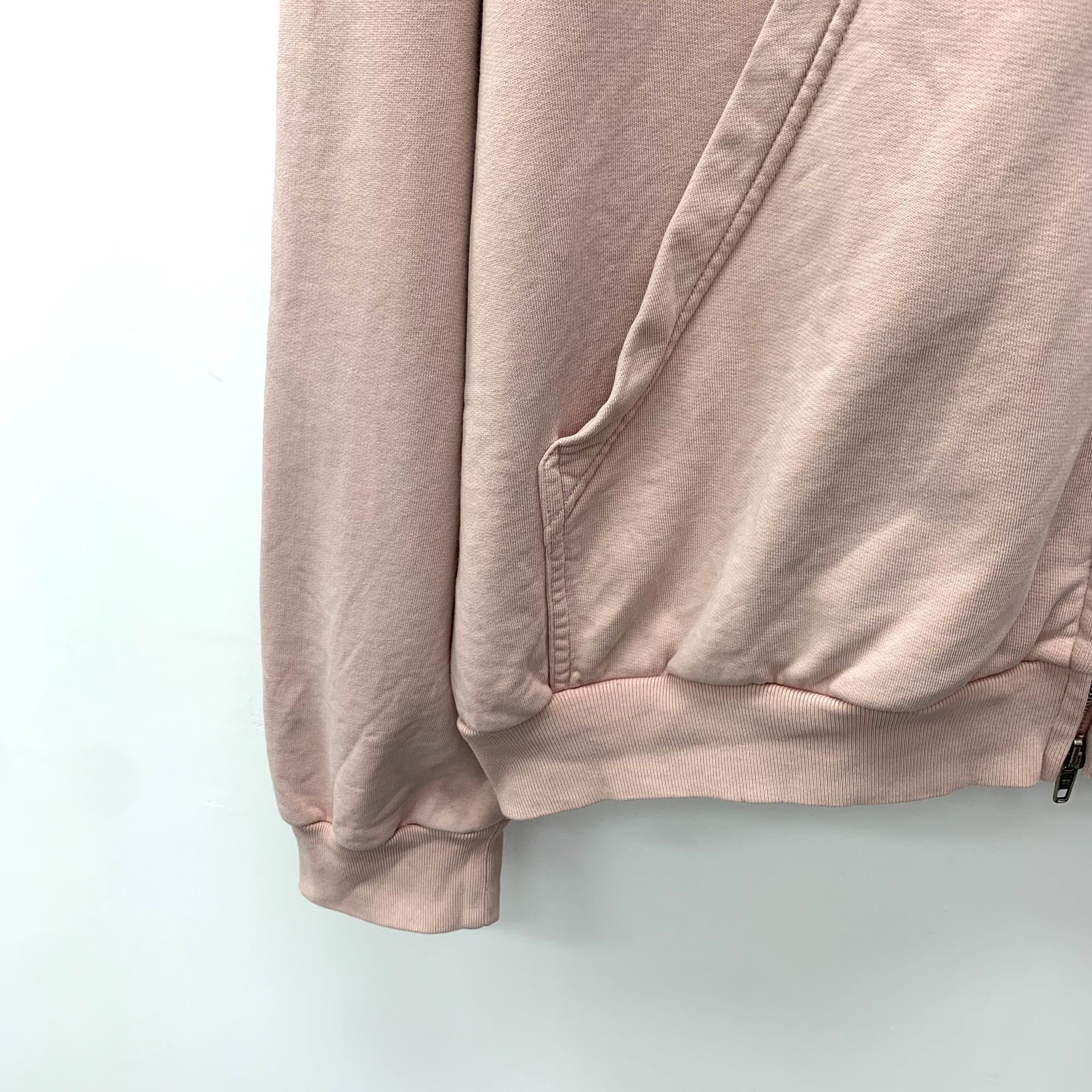 Balenciaga Balenciaga Pink Logo Embroidered Cotton Zip-Up Hoodie Jacket Size L / US 10 / IT 46 - 6 Thumbnail