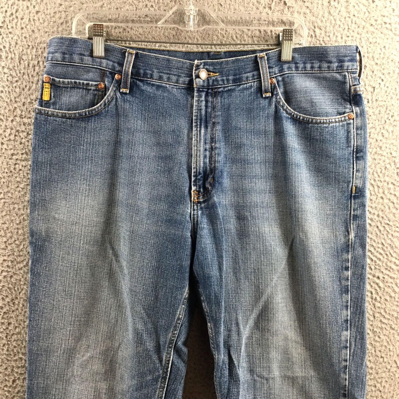 Nautica Nautica Classic Straight Jeans Mens 36x32 Blue Denim Cotton Regular Size 38 Waist 5-Pocket Denim Jeans Mens Size US 36 / EU 52 - 2 Thumbnail